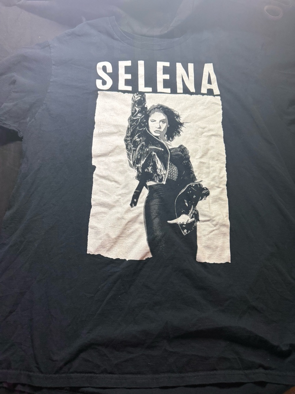 Selena Graphic Tee - Black 3XL